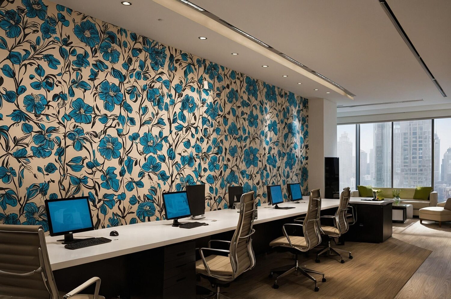 Room With Wall Floral Wallpaper Laptop Desk 198067 883364 Room With Wall Floral Wallpaper Laptop Desk 198067 883364